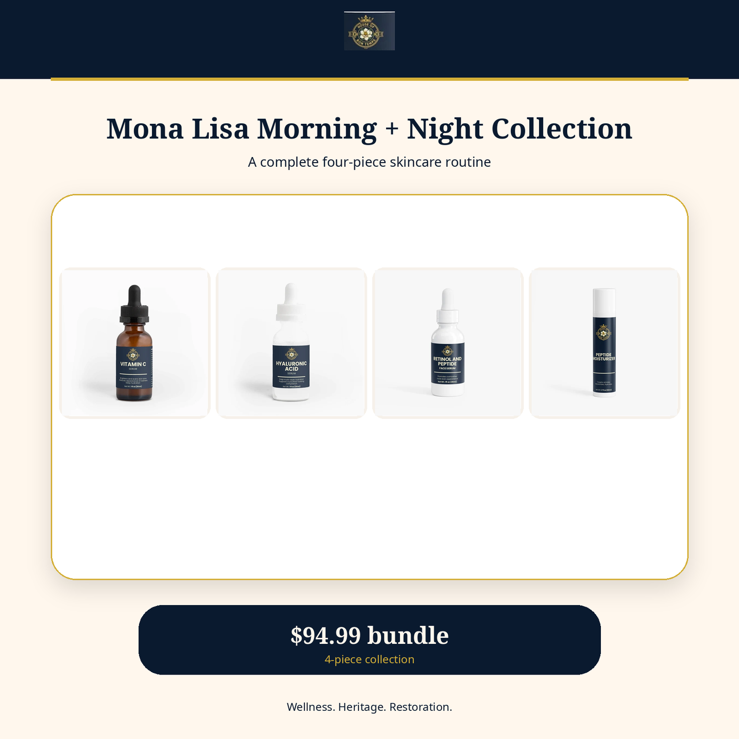 Mona Lisa Morning and Night Collection