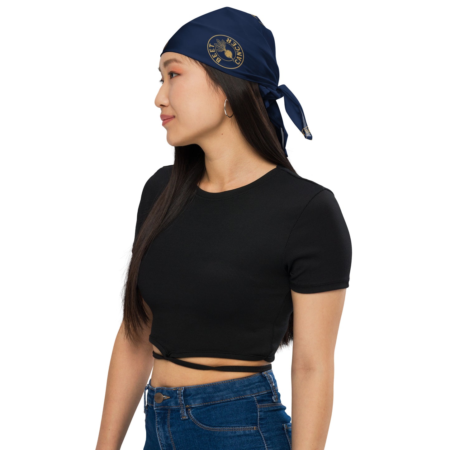 Beet Cancer Collective Navy Bandana