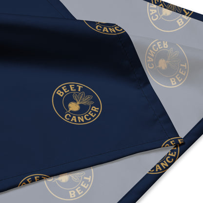 Beet Cancer Signature Navy Bandana – alternate view