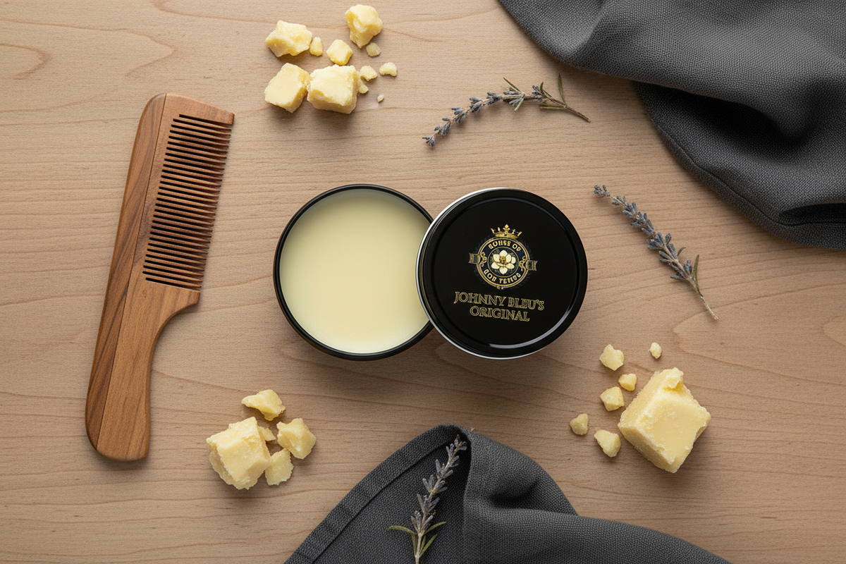 Beard Butter Routine Flat Lay