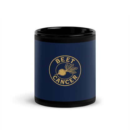 Beet Cancer Collective Signature Navy Glossy Mug