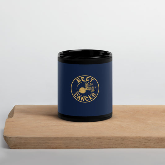 Beet Cancer Collective Signature Navy Glossy Mug