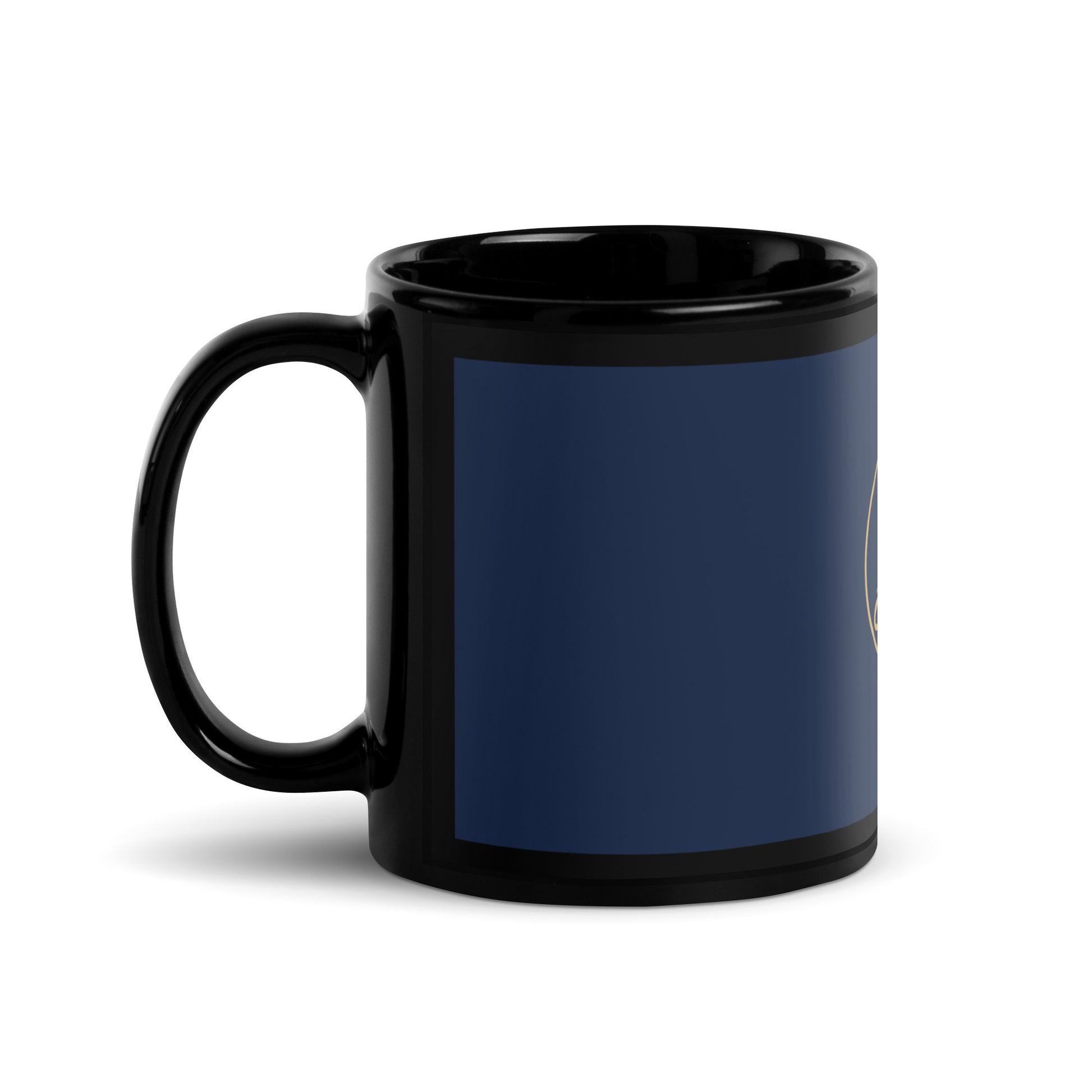 Beet Cancer Collective Signature Navy Glossy Mug