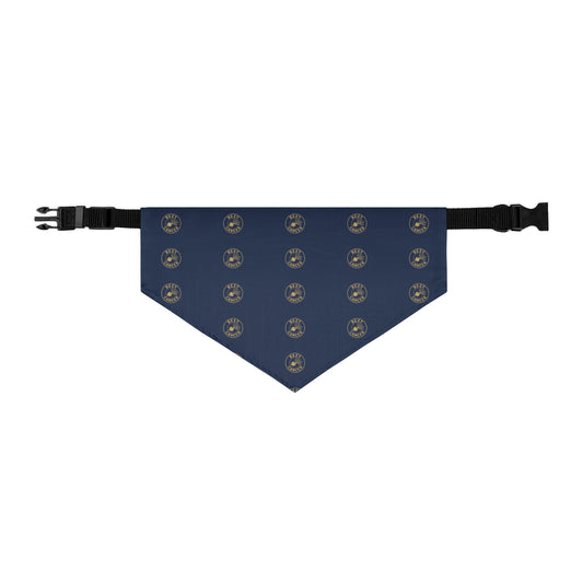 Beet Cancer Collective Navy Pet Bandana Collar