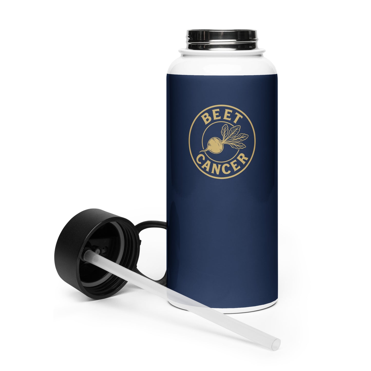 Beet Cancer Signature 32 oz Insulated Water Bottle – alternate view 3