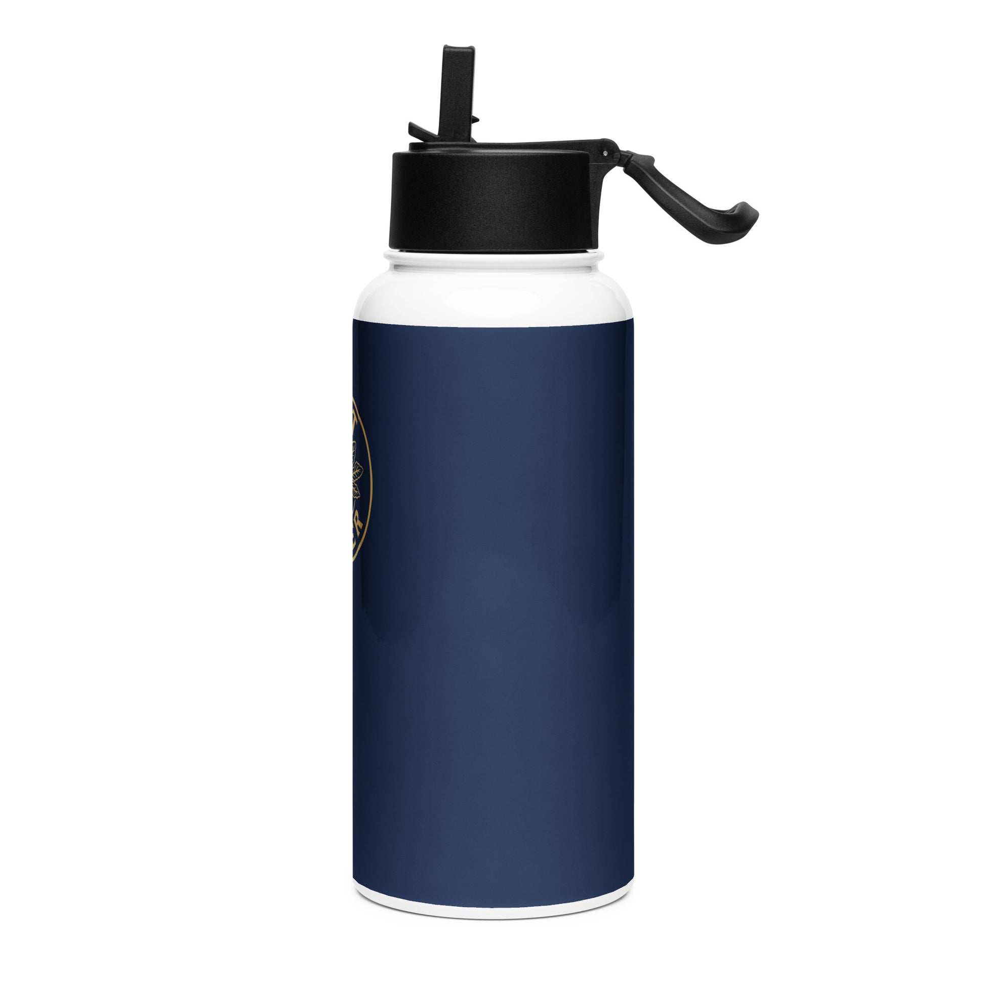 Beet Cancer Collective Signature Insulated Water Bottle, 32 oz stainless steel with straw lid